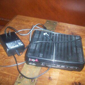 Dish Network Joey Satellite Receiver with Power Cord, Stand– Model 01 –Working